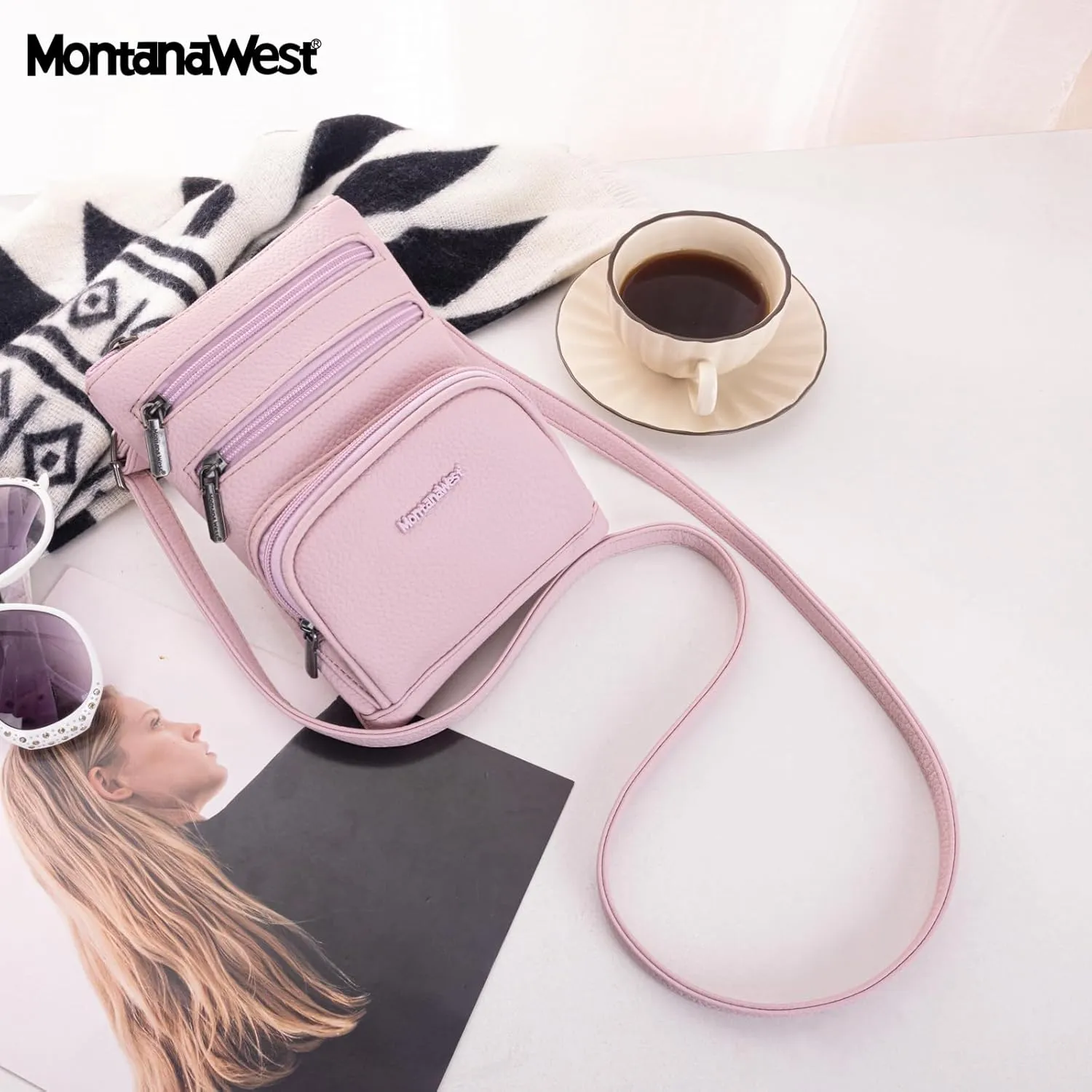 Montana West Small Crossbody Bag for Women Multi-Pocket Crossbody Purse