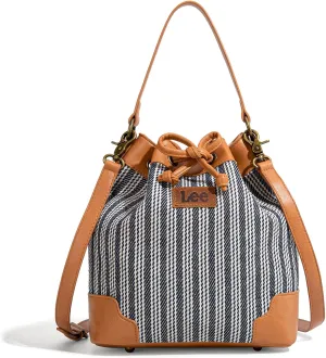Montana West X Lee Bucket Bag for Women Drawstring Hobo Crossbody Bag with Detachable Straps