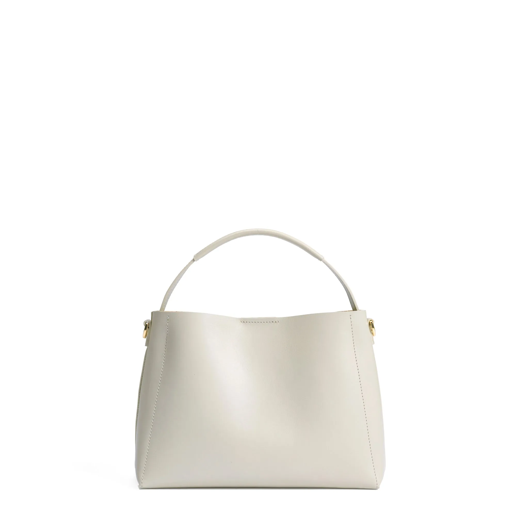 Montmartre Béatrice Midi creme vegetable tanned leather handbag