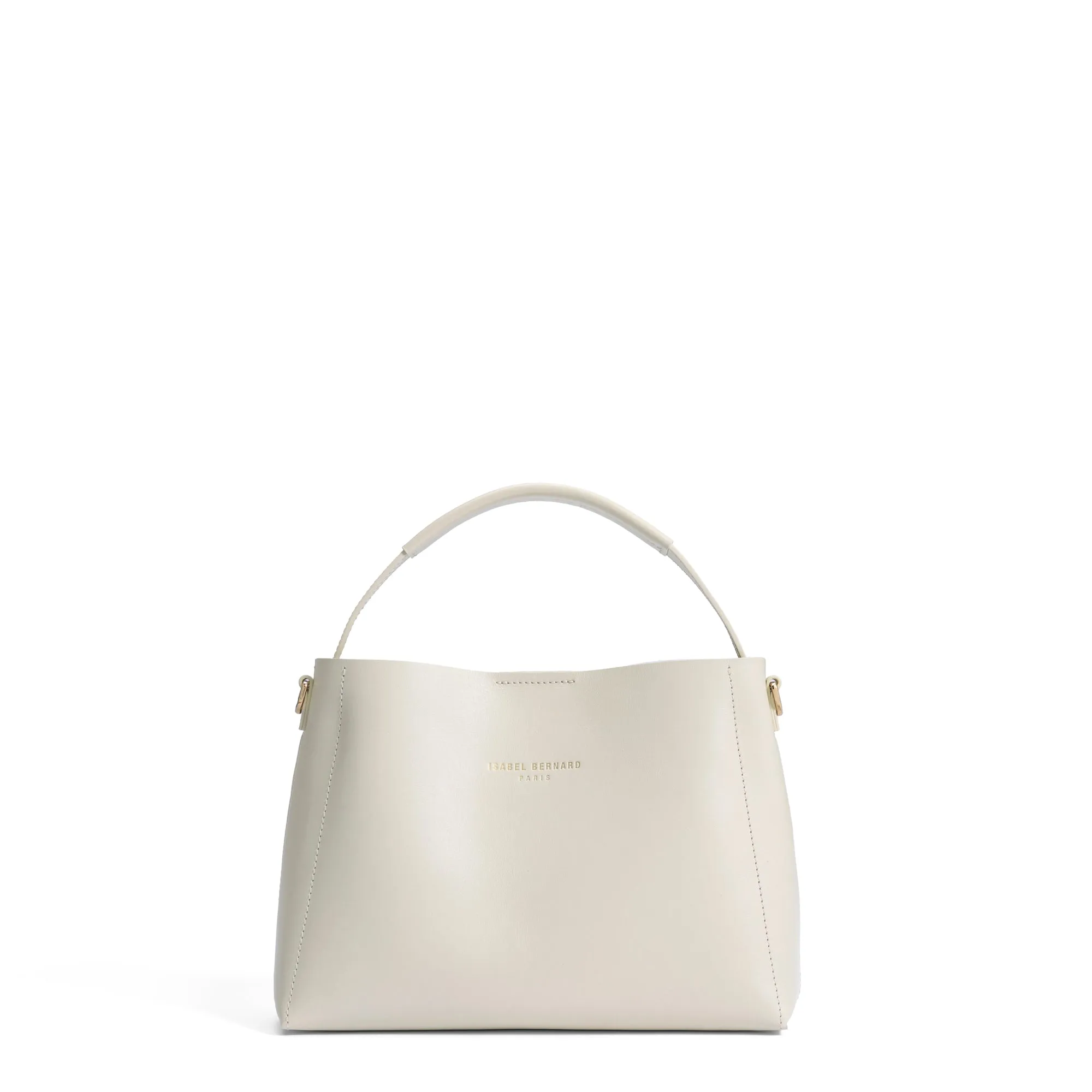 Montmartre Béatrice Midi creme vegetable tanned leather handbag