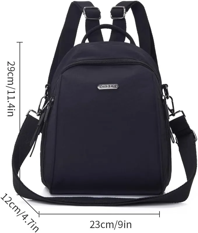 Multi Use Ways Pockets Tote Messenger Bag CrossBody Shoulder Bag Backpack