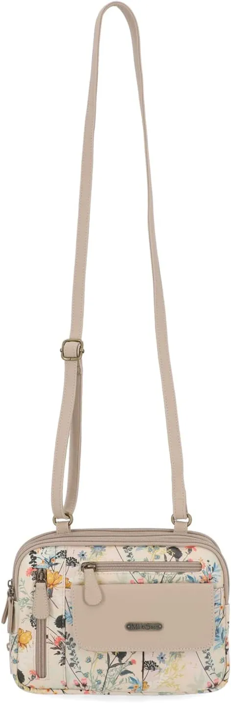 MultiSac Zippy Triple Compartment Crossbody Bag