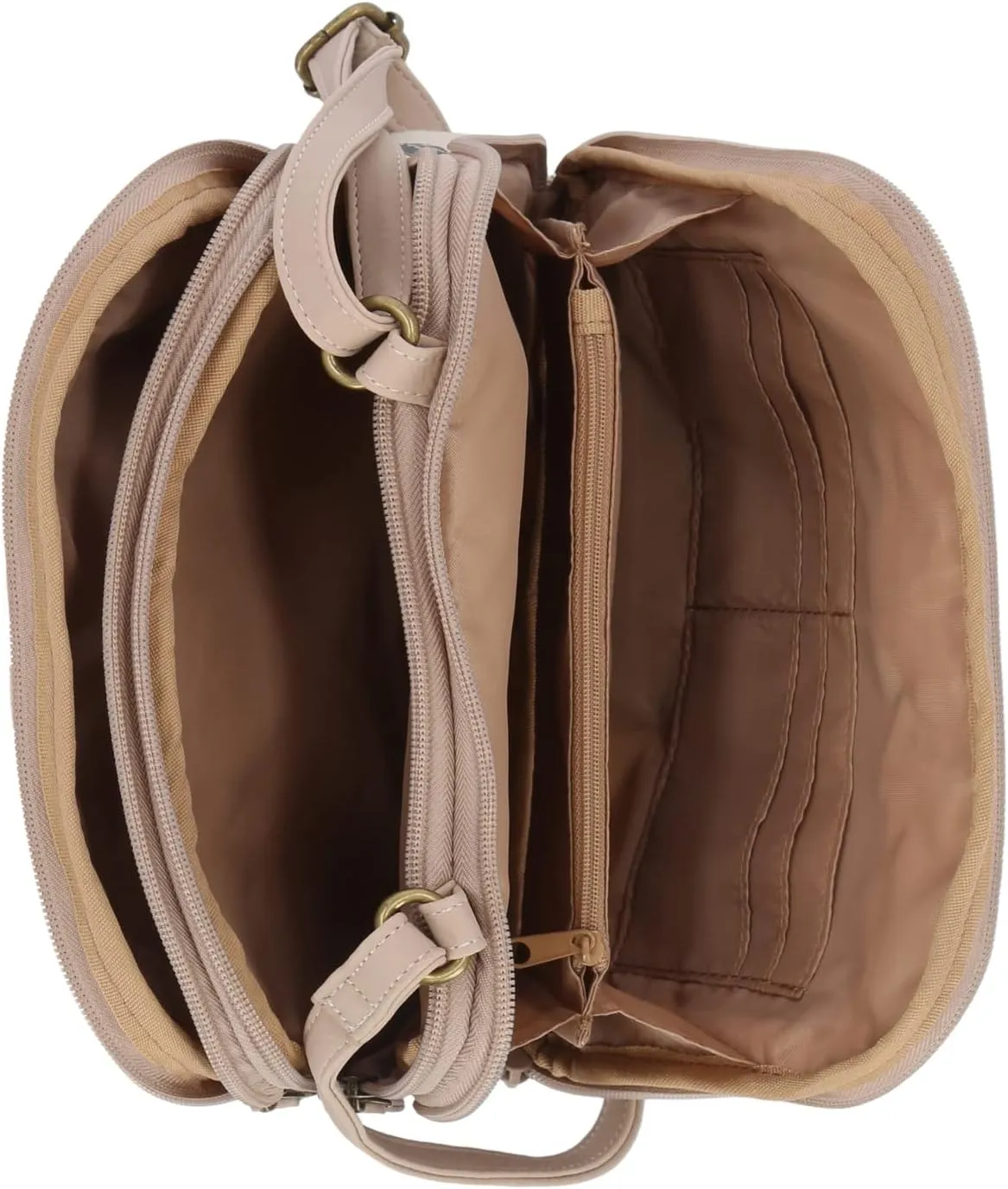 MultiSac Zippy Triple Compartment Crossbody Bag