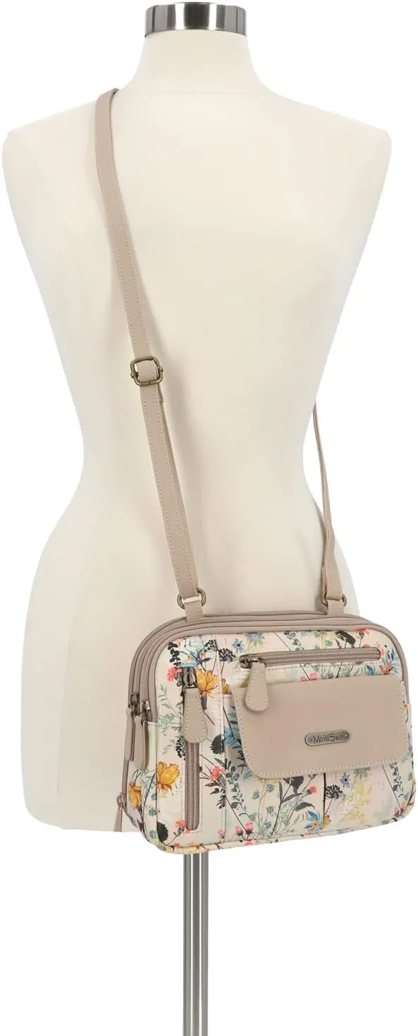 MultiSac Zippy Triple Compartment Crossbody Bag