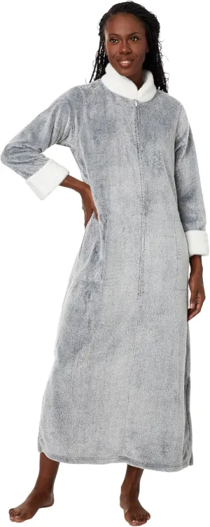 N Natori womens Mandarin Zip Caftan Length 52"