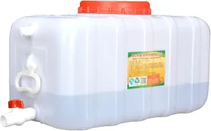 NAKAN Large Camping Water Containers with Tap Ultralight Portable Waterbucket Water Tank Emergency Cube Water Carrier for Home Camping Picnic BBQ Self-Driving Tour(Size:25L)