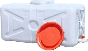 NAKAN Large Portable Water Container with Tap Drinking Car Water Carrier Container Plastics Water Container with Screw Cap Indoor or Outdoor Camping Emergency(Size:200L)