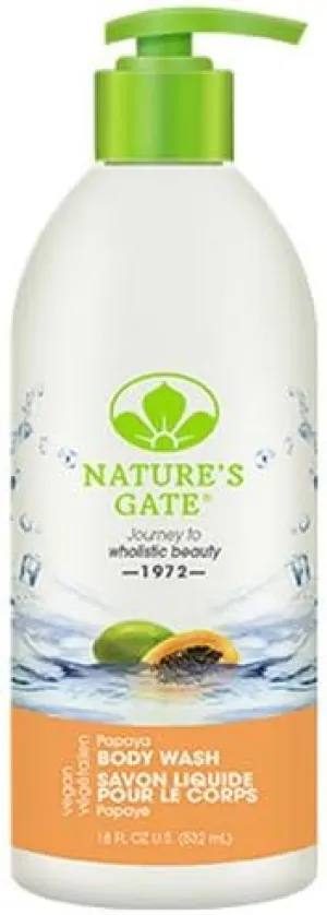 Natures Gate Body Wash Papaya Velvet Mstr