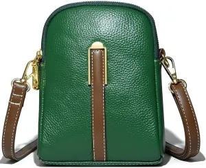 New Lychee Grain Leather Phone Bag, Women Small Cross Body Bag, Fashion Travel Wallet for Women