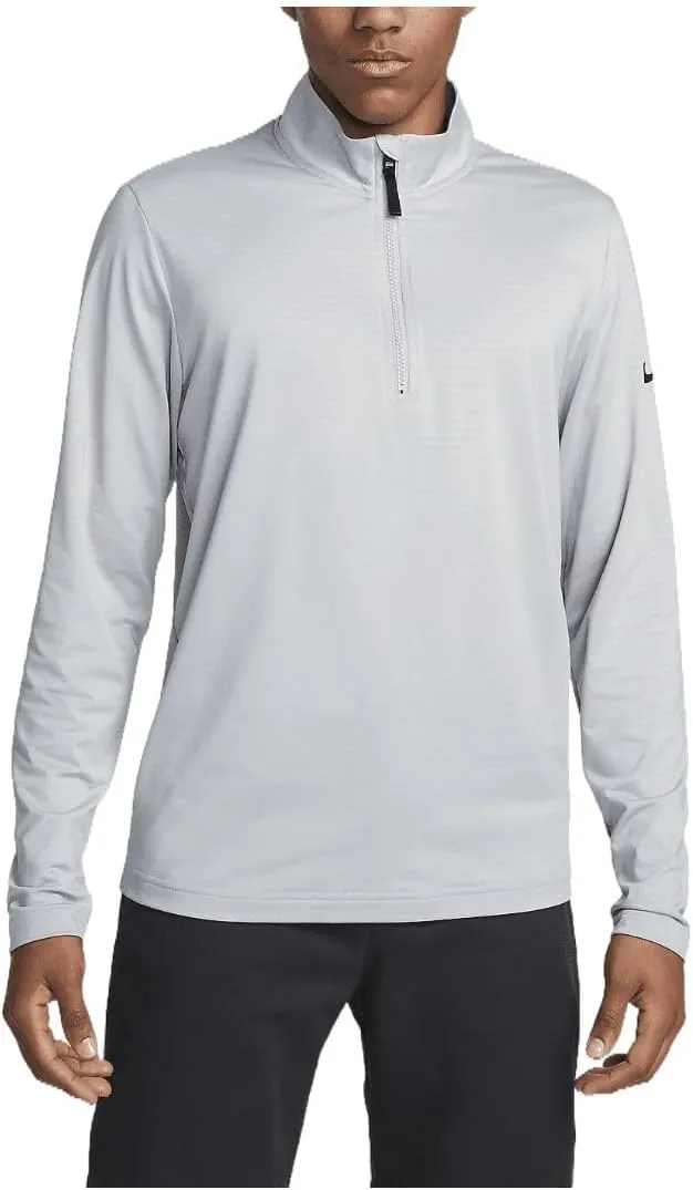 Nike Victory Men's Dri-FIT 1/2-Zip Golf Top (Light Smoke Grey/Black, FD5837-077) Size Small