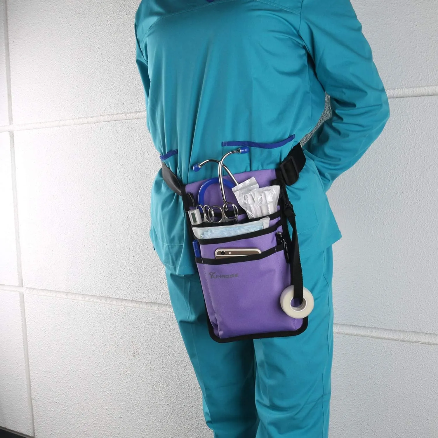 Nurse Storage Bag Practical Waist Bag Nurse Pocket Bag belt organizer pouch.