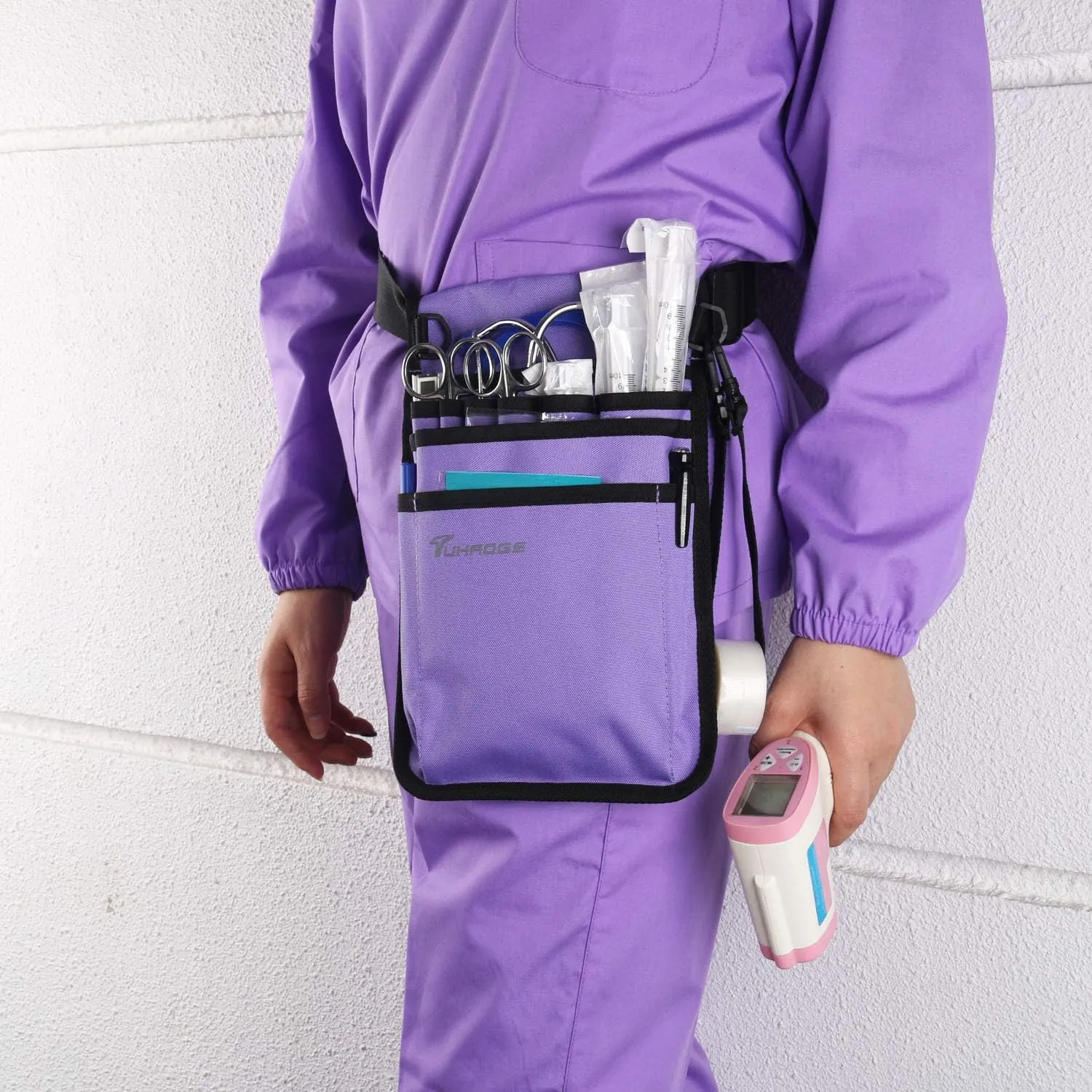 Nurse Storage Bag Practical Waist Bag Nurse Pocket Bag belt organizer pouch.
