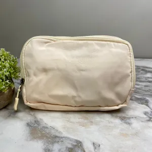 Nylon Belt Bag - Crossbody   Fanny - Cream