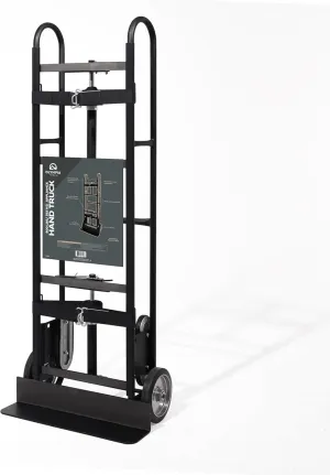 Olympia Tools 800LB Auto-Recoil Appliance Hand Truck - Moving Hand Truck with Easy-to-use Belt Tightener for Transport Large/Bulky Appliances Refrigerator Dolly - Heavy-Duty Furniture Dolly Trolley
