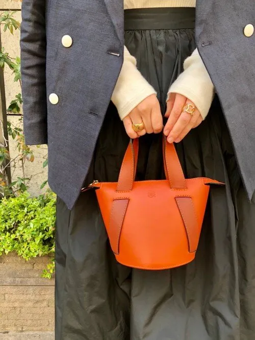 Orange   Terracotta | Bucket Bag