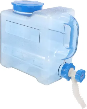 Outdoor Water Storage Container 7.5l Portable Water Bucket with Spigot Camping Tool