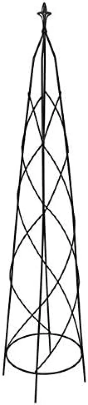 Panacea 82011 Small Nostell Obelisk, Black, 51.5"