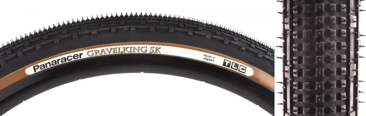 Panaracer Gravel King SK 700x45 Tubeless TPI 50 Bk/BRN