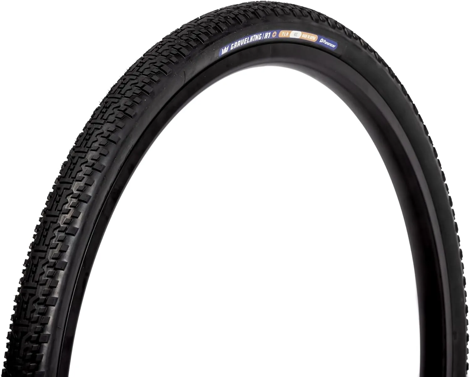 Panaracer Gravelking X1 Plus TLR Tubeless Ready Folding Tyre - ZSG Gravel Compound -Puncture Resistant - Beadlock Technology - 120Tpi TuffTex  Double Layer Casing - Gravel Cycling Tyre