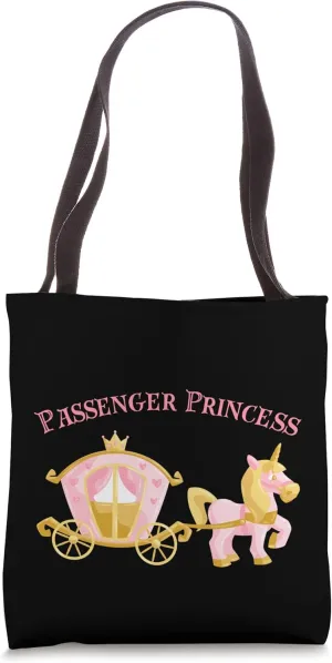 PASSENGER PRINCESS Fairy Tale Horse & Carriage Tote Bag