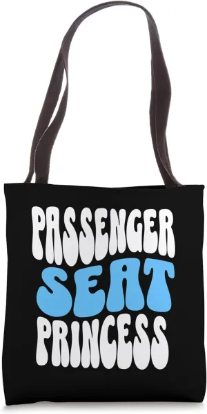 Passenger Seat Princess Retro - Funny Groovy for Girlfriend Tote Bag