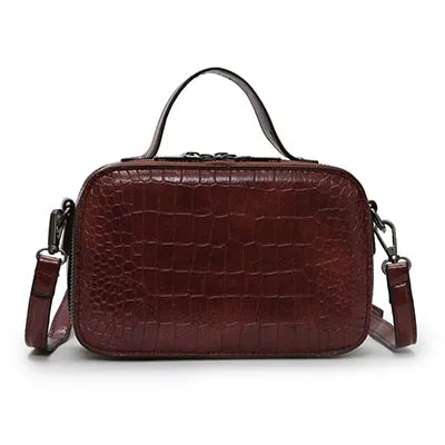 Pattern Leather Crossbody Bags For Women 2019 Fashion Small Solid Colors Shoulder Bag Female Handbags and Purses With Handle New