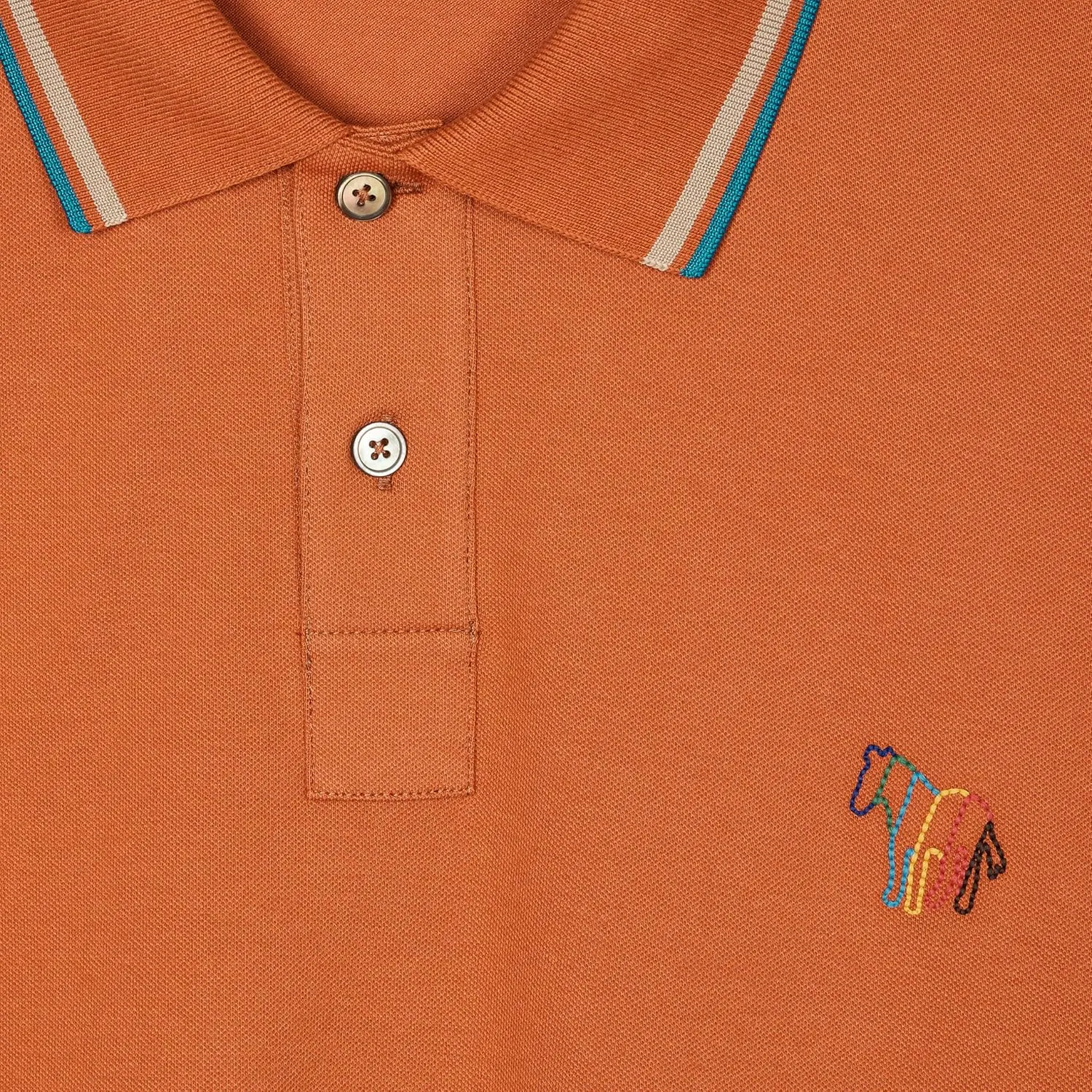 Paul Smith Men's Broad Stripe Zebra' Polo Shirt