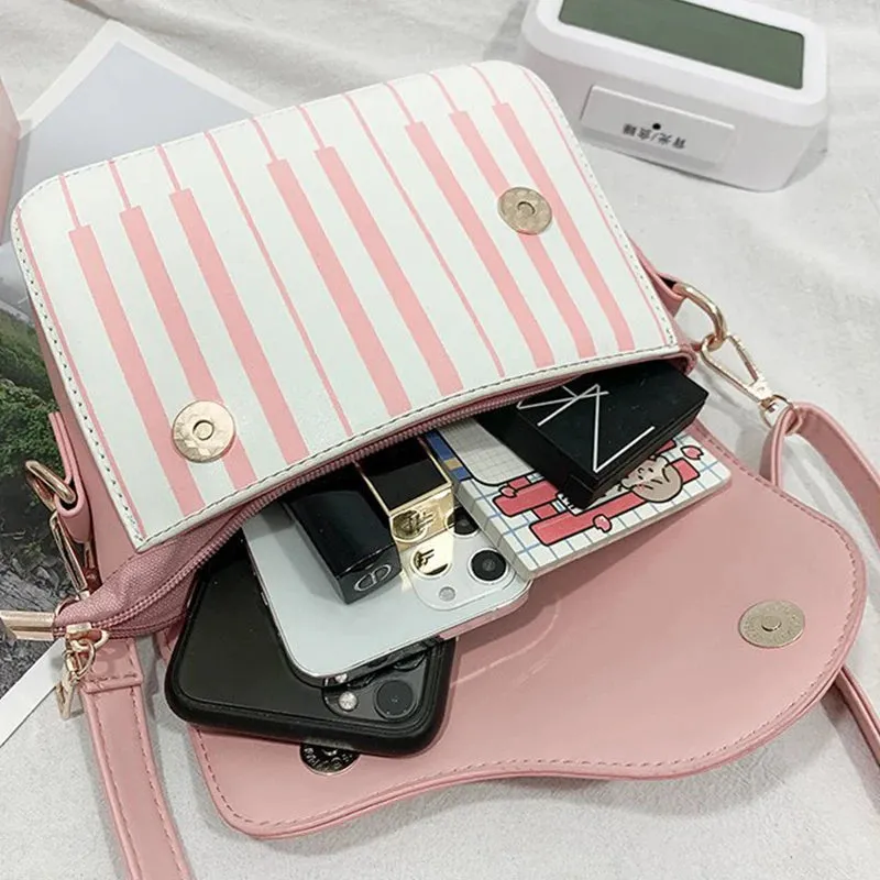 Piano PU Leather Handbag