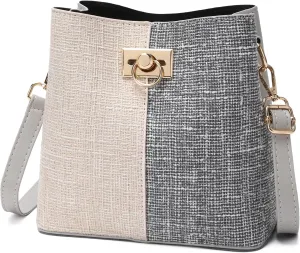 PINCNEL Small Crossbody Purses for Women, Shoulder Bag for Women, PU Leather Crossbody Bags Bucket Bag Handbags