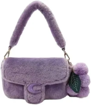 Plush Bag Women's Autumn and Winter New Handheld One Shoulder Crossbody Bag