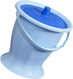 Portable Collapsible Toilet Sturdy Plastic Bucket Seat Urinal Boys and Girls and Elderly Helper Easy to Clean Odor- Design