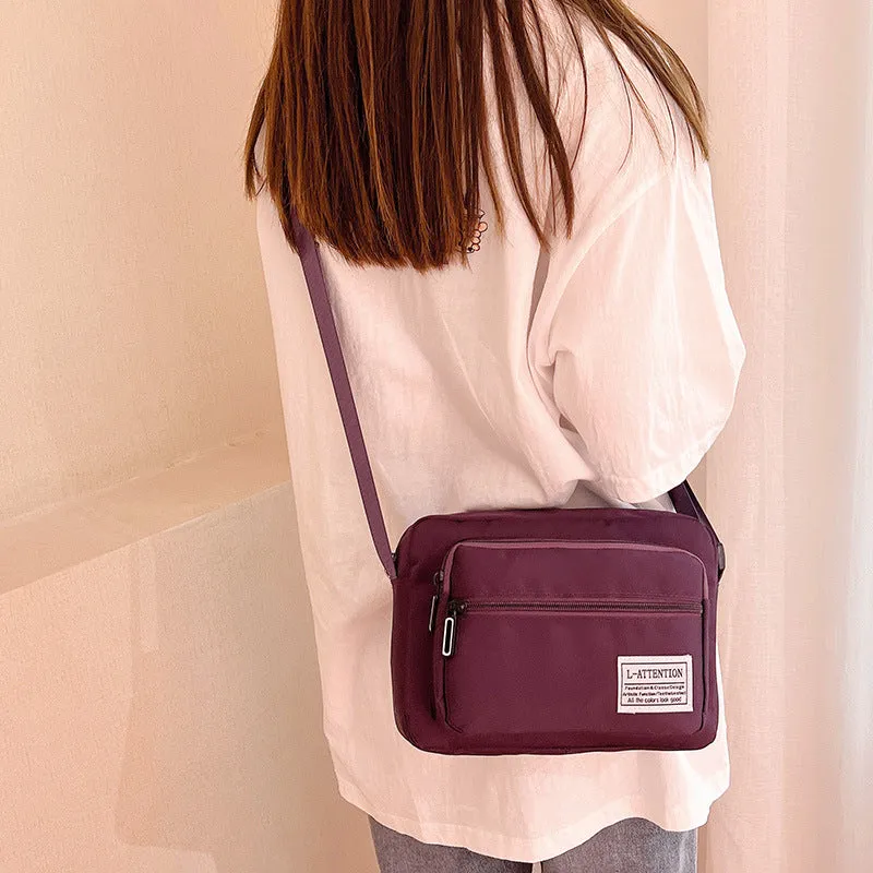 Pretty Women's Fashion Zipper Business Trendy Crossbody Bags