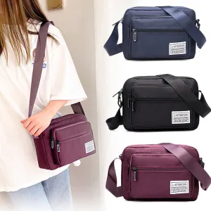 Pretty Women's Fashion Zipper Business Trendy Crossbody Bags