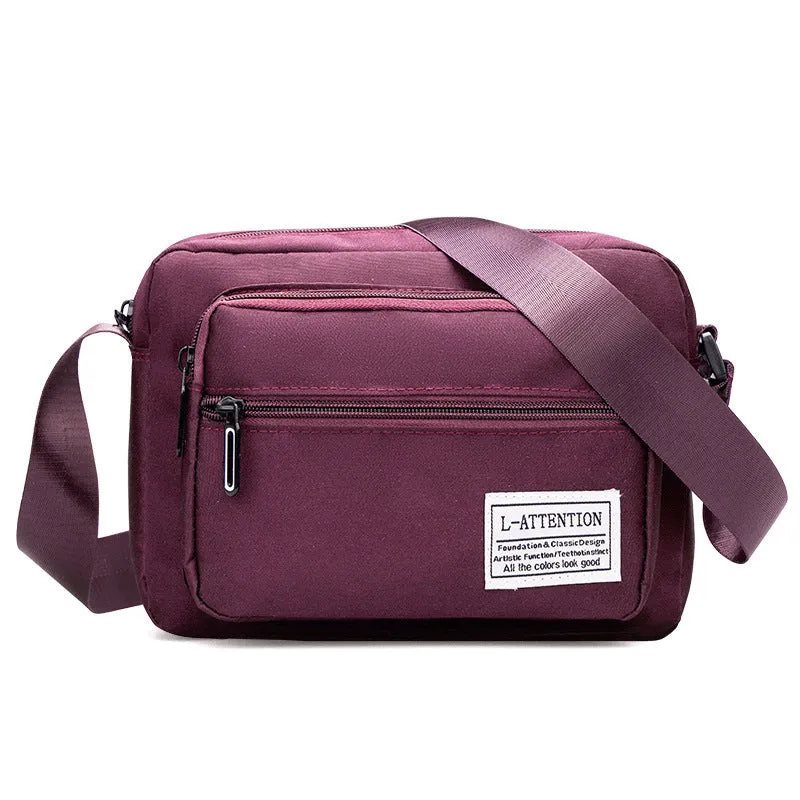 Pretty Women's Fashion Zipper Business Trendy Crossbody Bags