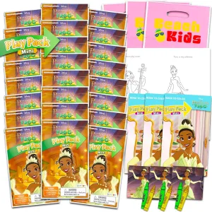 Princess and the Frog Coloring Bulk - Bundle with 24 Princess and the Frog Play Packs | Mini Coloring Books, Stickers, and More for Goodie Bags (Princess and the Frog Birthday Party Favors Set)
