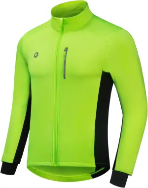Przewalski Cycling Bike Jackets for Men Winter Thermal Running Jacket Windproof Breathable Reflective Softshell Windbreaker