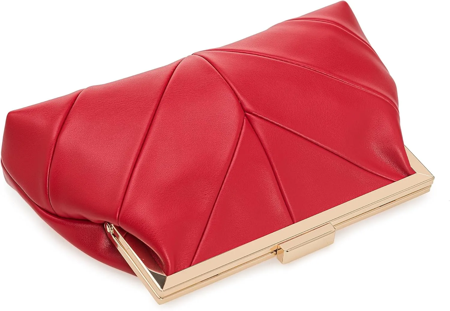 PU Clutch Purse for Women Dressy Evening Bag Formal Handbag for Wedding, Prom, Cocktail Party