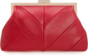 PU Clutch Purse for Women Dressy Evening Bag Formal Handbag for Wedding, Prom, Cocktail Party
