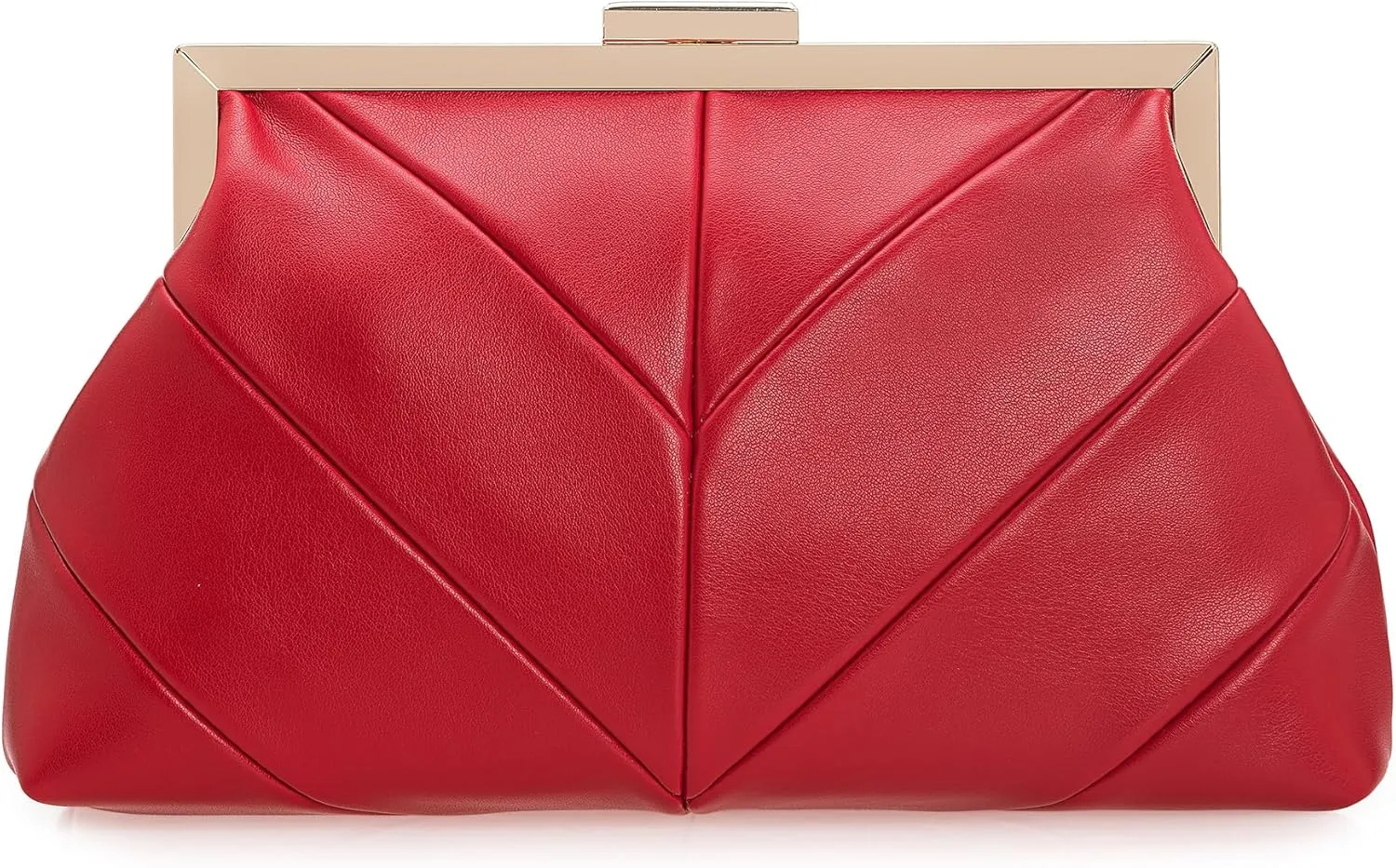 PU Clutch Purse for Women Dressy Evening Bag Formal Handbag for Wedding, Prom, Cocktail Party