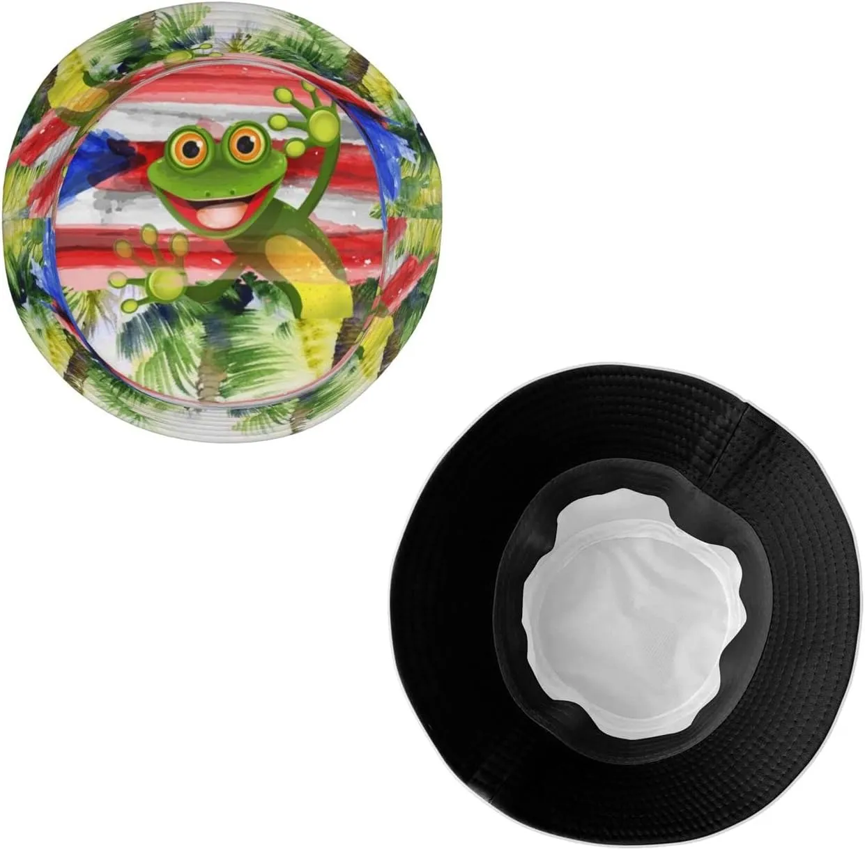 Puerto Rico Bucket Hat Sun Hat Beach Funny Fisherman Cap Packable Outdoor Sun Caps for Men Women,One Size