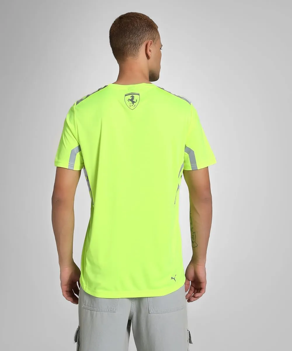 PUMA Scuderia Ferrari F1 2025 Team Set Up Tshirt - Yellow