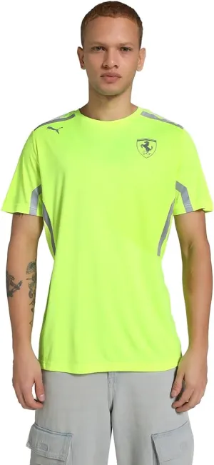 PUMA Scuderia Ferrari F1 2025 Team Set Up Tshirt - Yellow