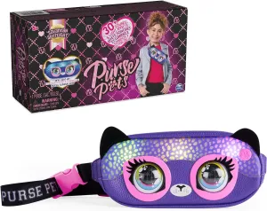 Purse Pets, Savannah Spotlight Belt Bag, Interactive Pet Toy & Fanny Pack Crossbody Purse, Over 30 Sounds & Light Effects, Girls Bag & Tween Gifts