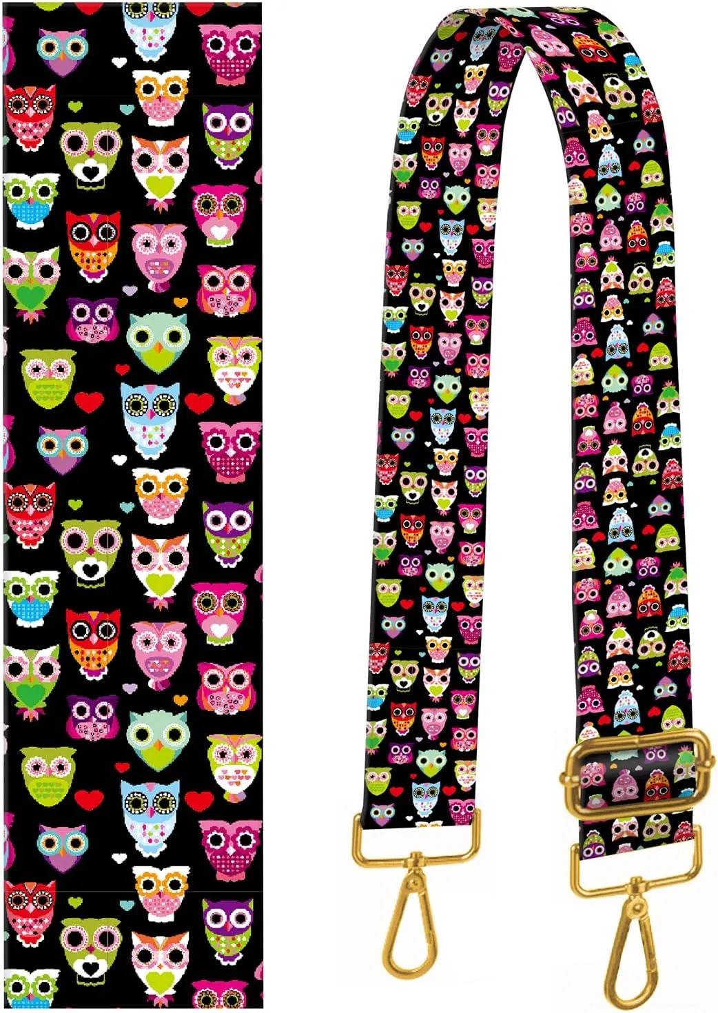 Purse Strap Replacement Crossbody 2" Wide Shoulder Strap, Cute Handbag Strap Bag Strap Replacement Belts Adjustable