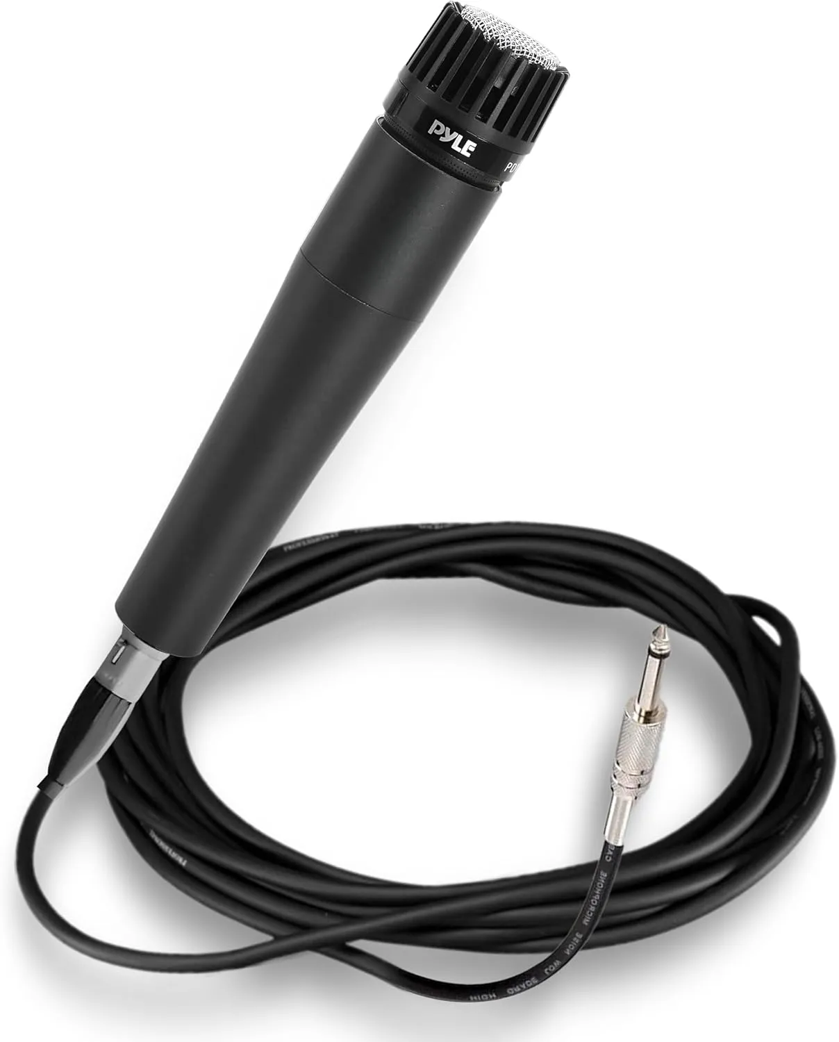 PylePro Dynamic Handheld Microphone, Professional Moving Coil Mic with Built-in Pop Filter, Wide Frequency Response, High Signal Output, Rugged Design, Low Noise Circuitry, 15' ft. XLR Cable Included