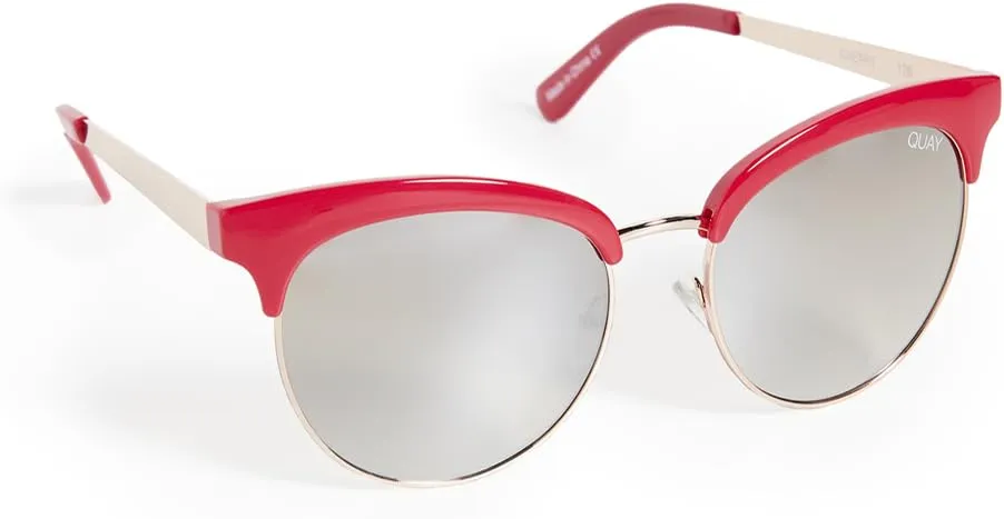 Quay Women's Cherry Sunglasses, Red/Brown, One Size