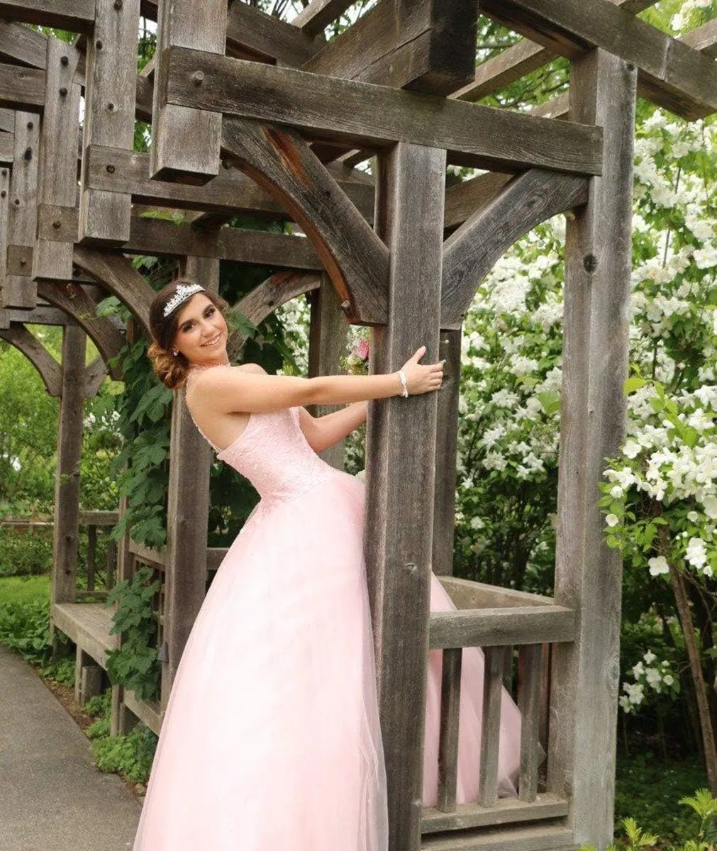 QXMYOO Ball Gown Quinceanera Dresses Sweet 16 Prom Party Princess Dress for Teens