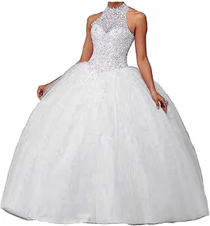 QXMYOO Ball Gown Quinceanera Dresses Sweet 16 Prom Party Princess Dress for Teens
