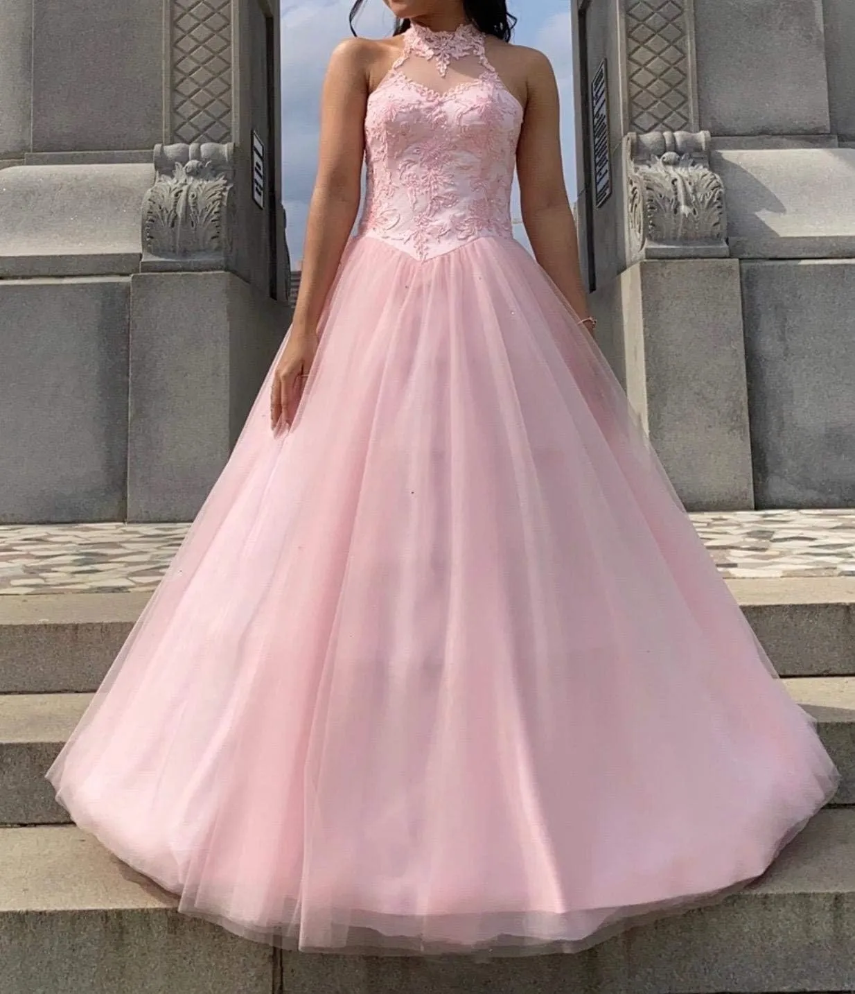 QXMYOO Ball Gown Quinceanera Dresses Sweet 16 Prom Party Princess Dress for Teens