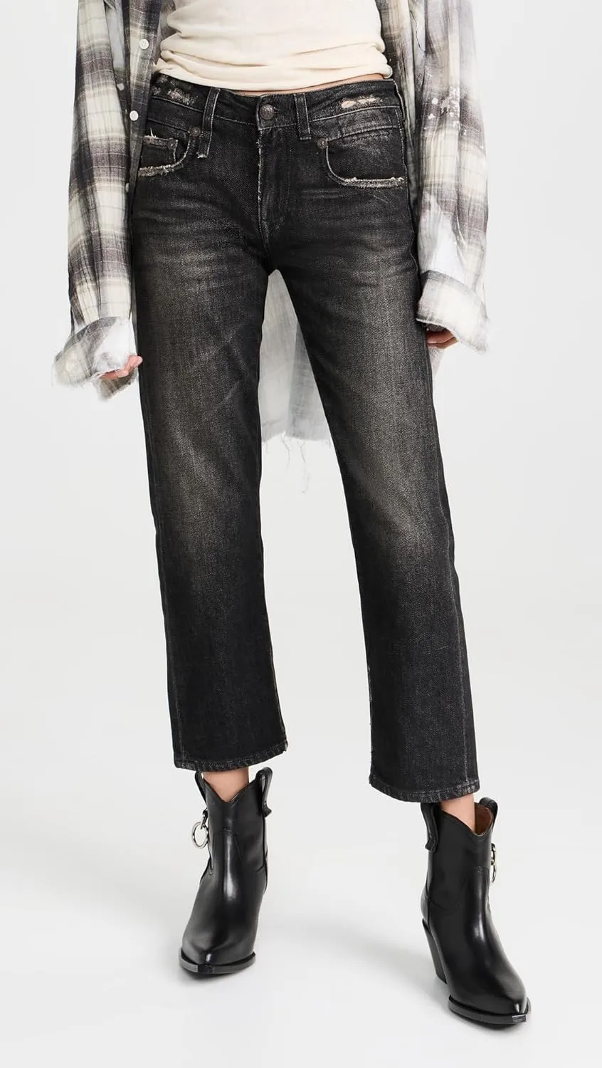 R13 Women's Boy Straight Jeans